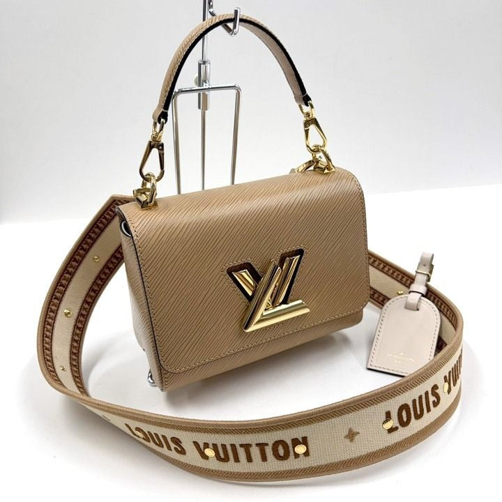 Louis Vuitton Twist PM 2-Way Shoulder Bag Natural Epi