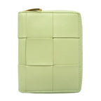 Bottega Veneta Bifold Wallet Leather Green Yellowgreen