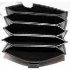 Celine Card Case Accordion Holder Calf Black 10 B693 bfp 38 no — view 2