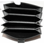 Celine Card Case Accordion Holder Calf Black 10 B693 bfp 38 no — view 6