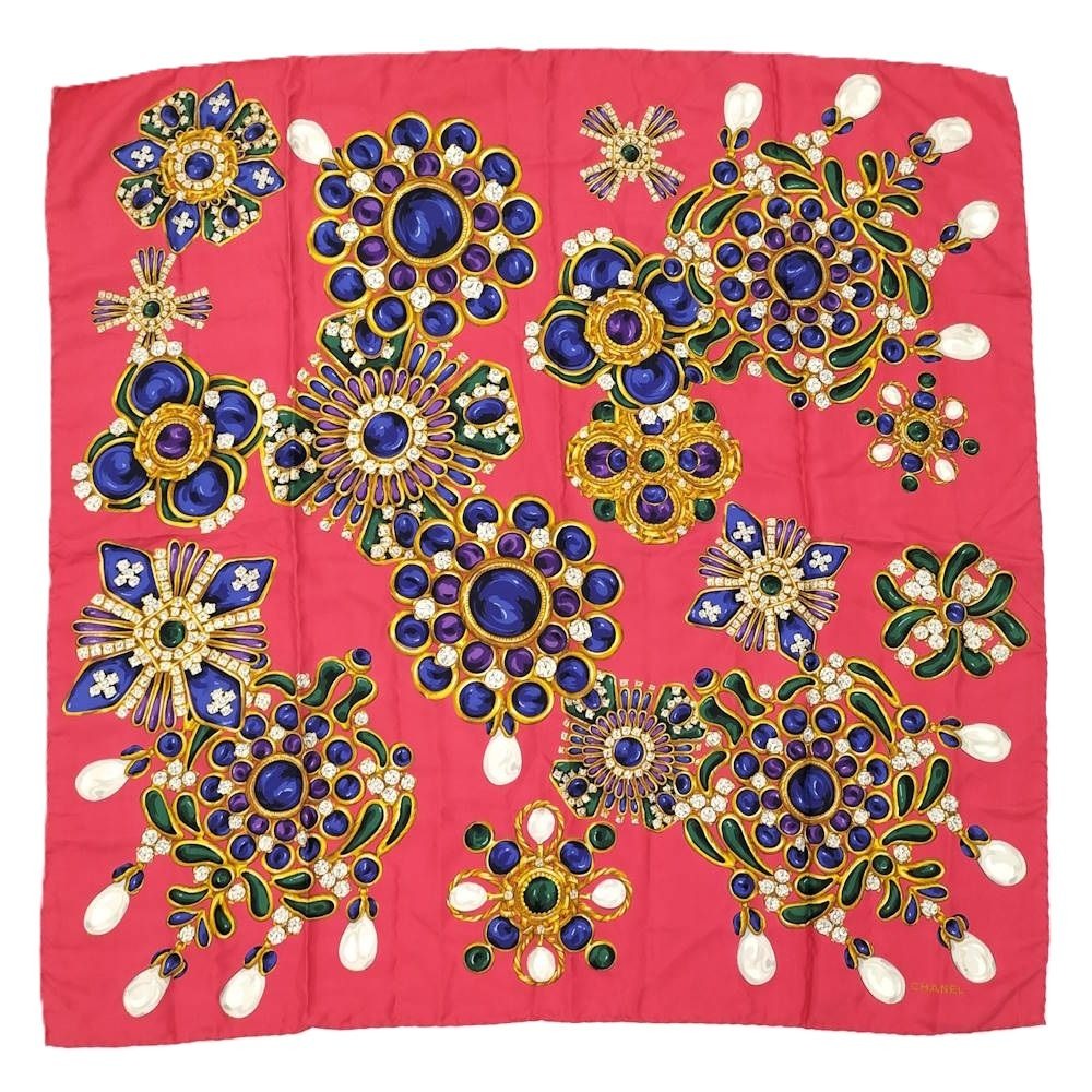 Chanel Scarf Red