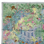 Hermes Scarf Carre 90 100% Silk Faubourg Tropical Multicolor — view 2