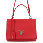 Louis Vuitton Handbag Calf Leather Rock Cartable Bag Ruby