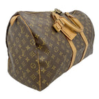 Louis Vuitton Boston Bag Monogram Keepall 45 Brown — view 2