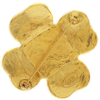 Chanel Coco Mark Vintage Gold Plated 96 a 27.7 g Brooch — view 4