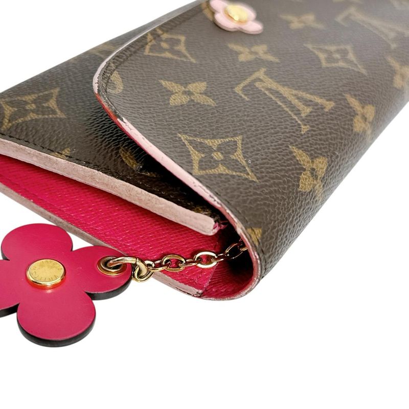 Louis Vuitton Monogram Portefeuille Emilie Long Wallet — view 4