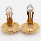Chanel Flower Motif Gold Plated 99 a 7.5 g Earrings — view 5