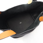 Hermes Handbag Picotin Lock MM Eclat Black Toffee Leather Brown — view 3