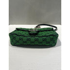 Gucci Marmont Quilted GG Canvas Green — view 5