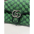 Gucci Marmont Quilted GG Canvas Green — view 6