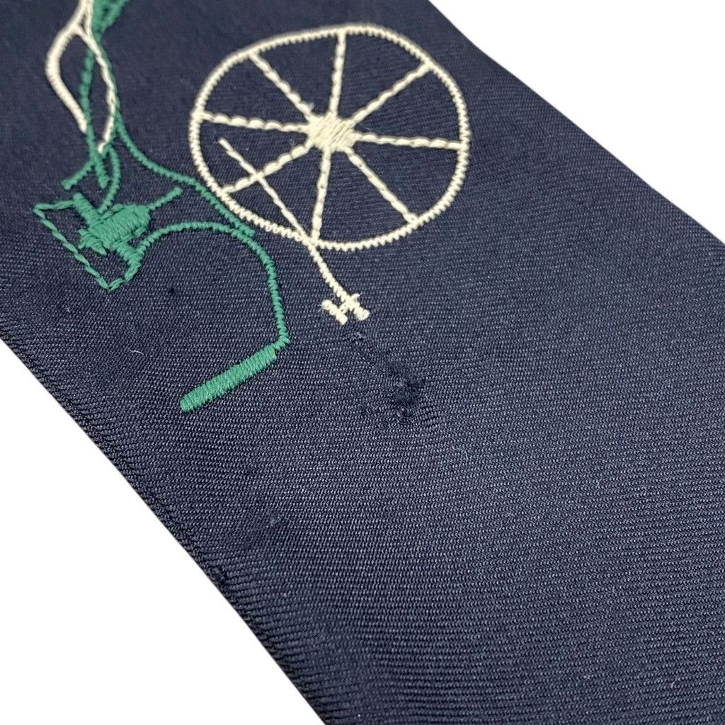Hermes Twilly Long a to Berlinne Blue Noir Black — view 3