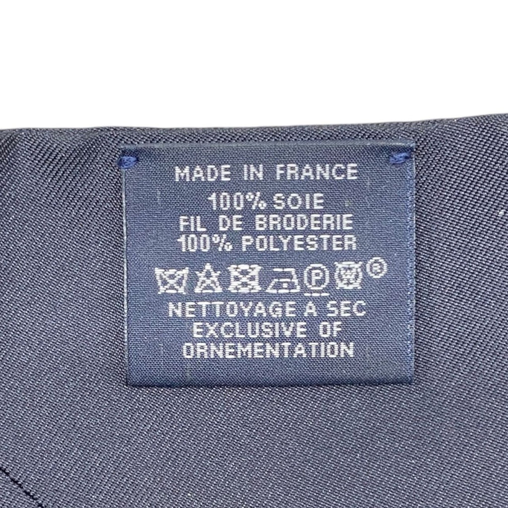 Hermes Twilly Long a to Berlinne Blue Noir Black — view 5