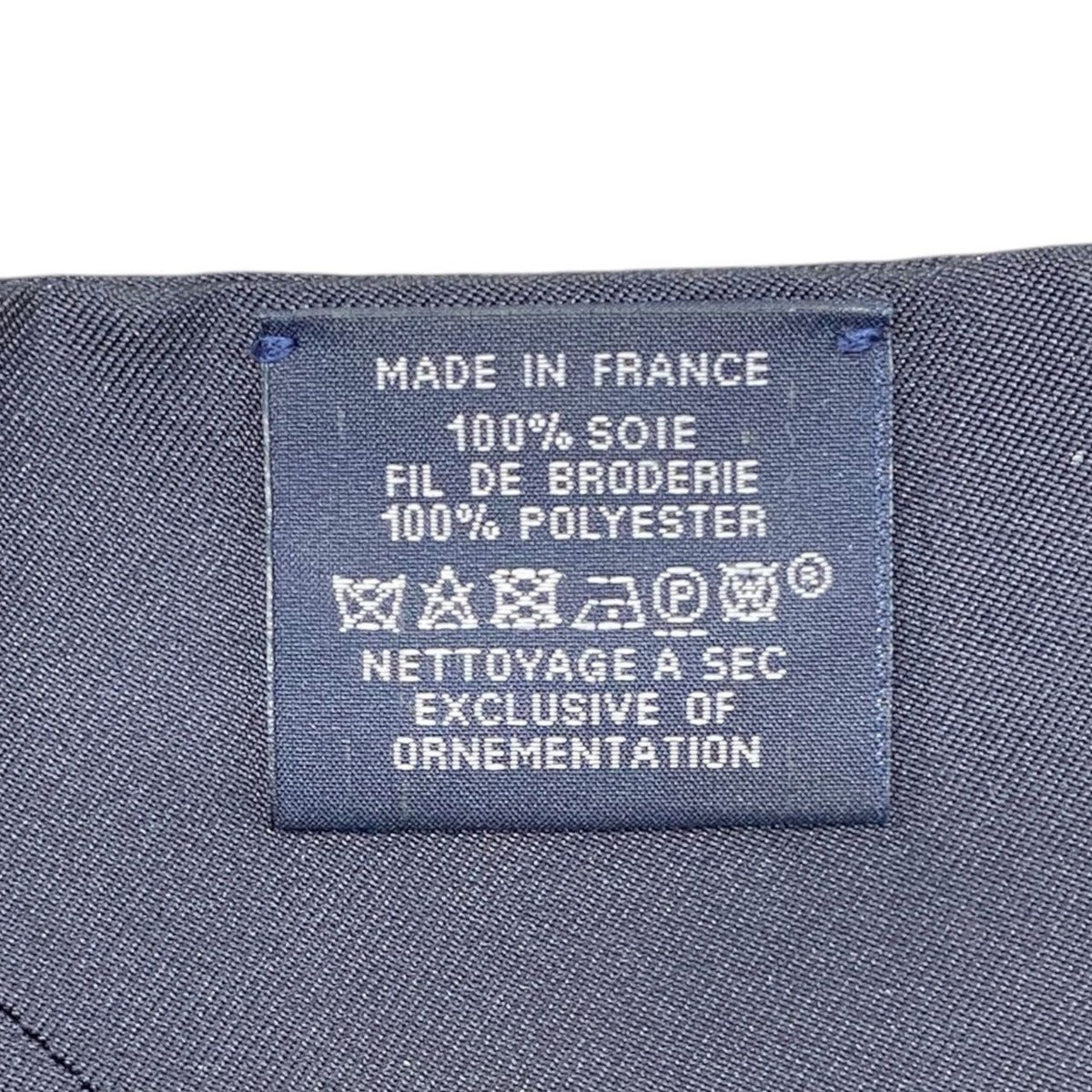 Hermes Twilly Long a to Berlinne Blue Noir Black — view 5