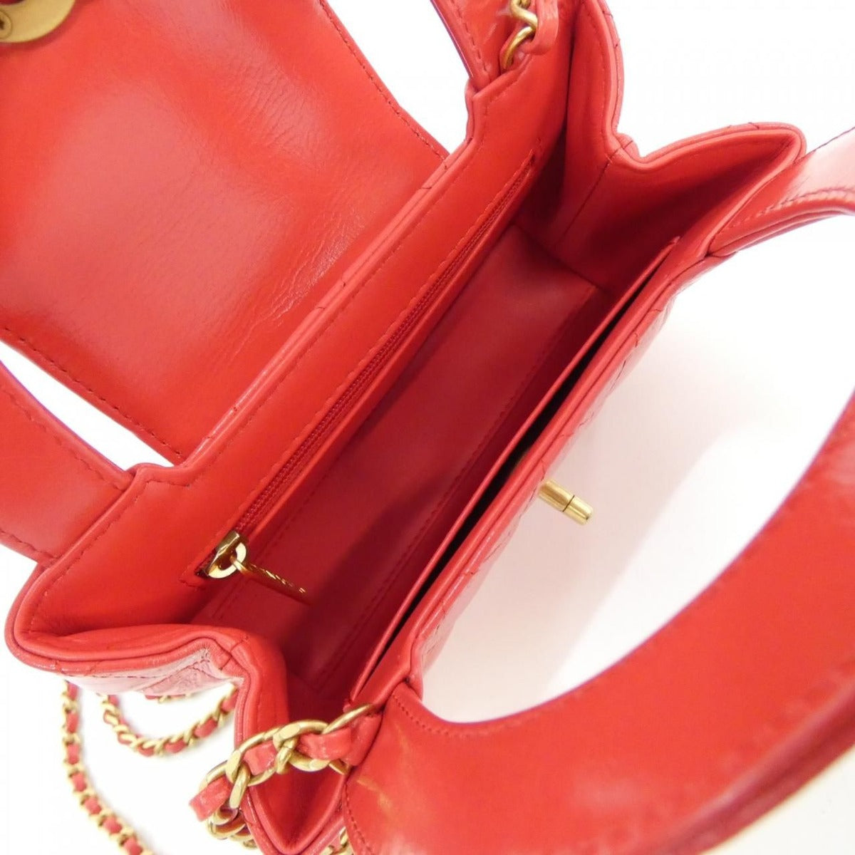 Chanel Bag Red Mat — view 8