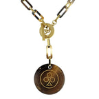 Hermes Necklace Faites Vos Jeux Buffalo Horn Long Pendant — view 2