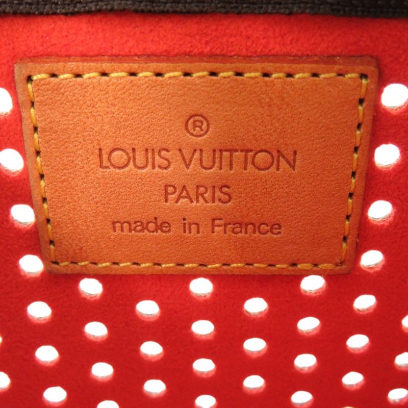 Louis Vuitton Pochette Platte Monogram Perfo Oranger Pouch 0280 — view 5