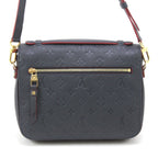 Louis Vuitton Monogram Plant Pochette Metis MM 2-Way Shoulder Bag Navy — view 3