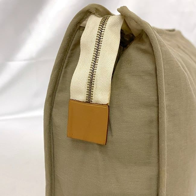 Hermes Clutch Bag Tapidocel Beige White — view 9