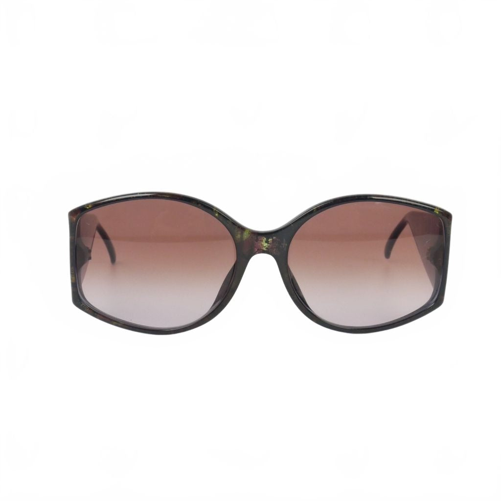 Dior Vintage Sunglasses Self Frame Marble Pattern Blue