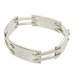 Gucci Logo Plated Silver 925 Bracelet 0516