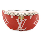 Louis Vuitton Monogram Giant Bum Bag Waist Pouch Rouge Red Body — view 2