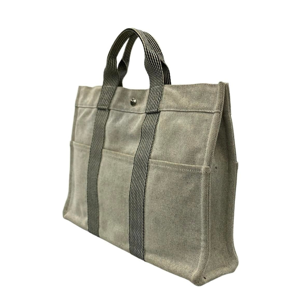 Hermes Tote Silver New Fourre Tout MM Gray — view 3