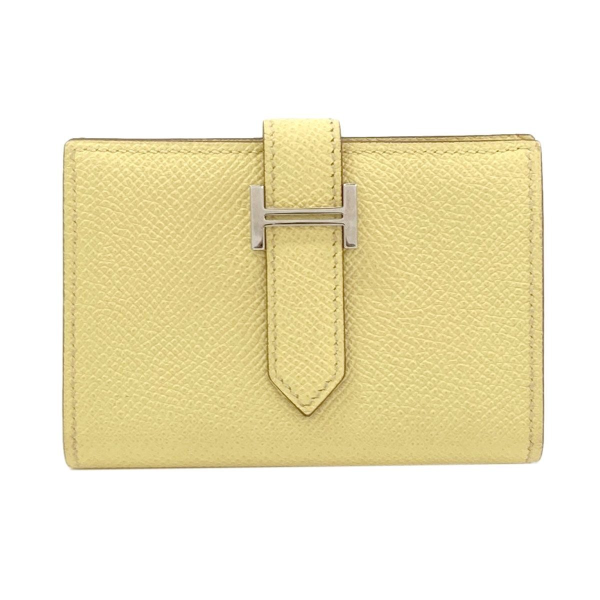 Hermes Bearn Mini Silver Coin Case Epsom