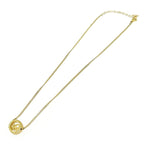 Christian Dior GP Rhinestone Logo Oval Necklace — view 5