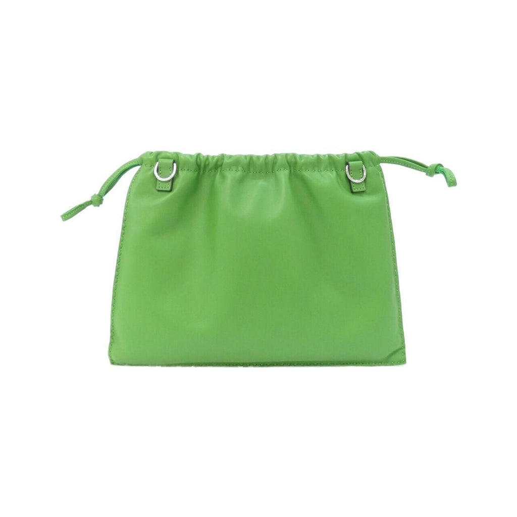 Hermes Pillow Pouch Silver Vert Yucca — view 2