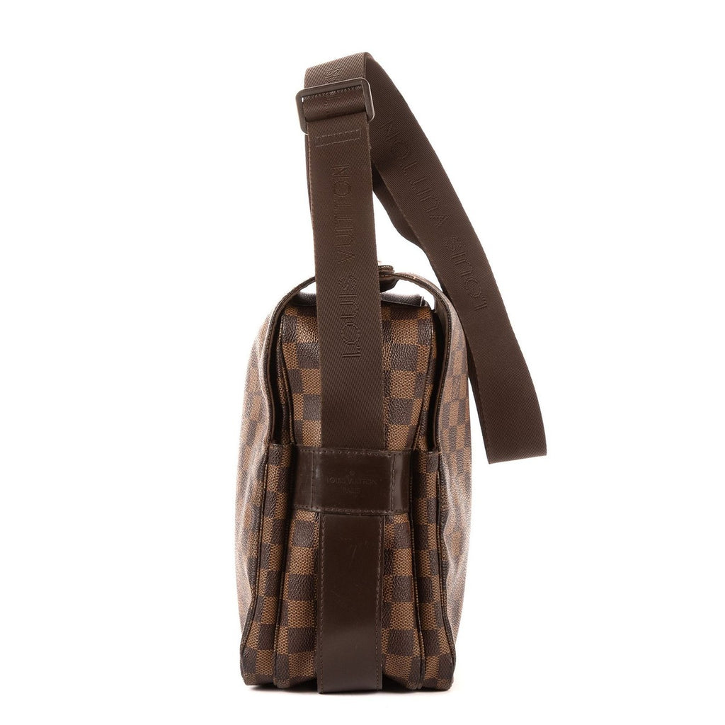 Louis Vuitton Naviglio Daque Brown Damier Ebene Shoulder Bag Dark — view 4