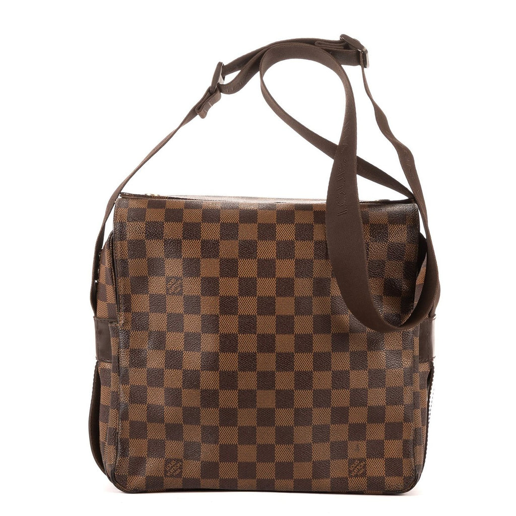 Louis Vuitton Naviglio Daque Brown Damier Ebene Shoulder Bag Dark