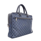 Louis Vuitton Business Bag Damier Cobalt Porte Documents Black Navy — view 2