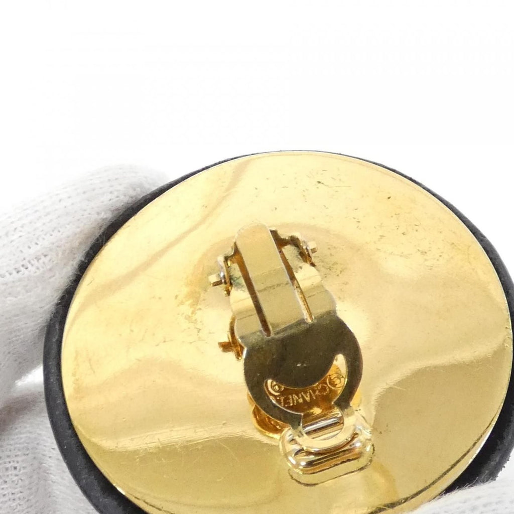 Chanel Vintage Earrings Black — view 5