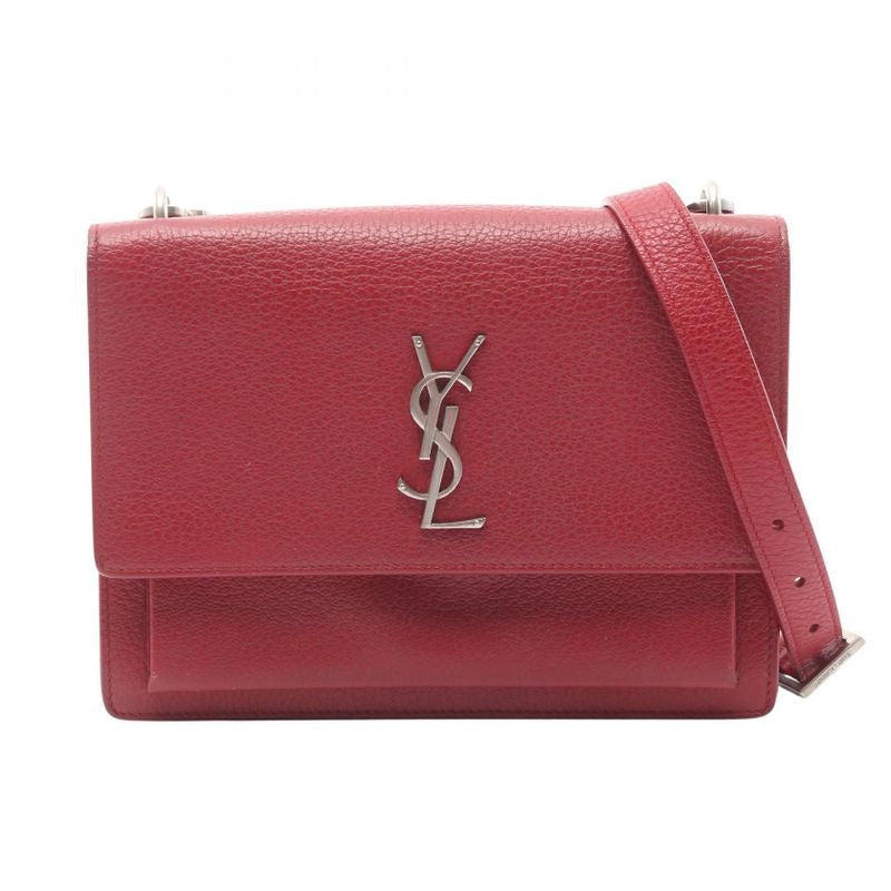 Saint Laurent Paris Shoulder Bag Sunset Medium Red Leather — view 2