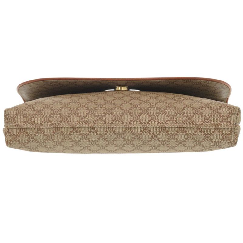Celine Macadam Leather Beige Shoulder Bag 0023 — view 3
