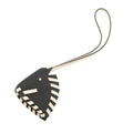 Hermes Bag Charm Cheval Tresse Black Nata Epsom