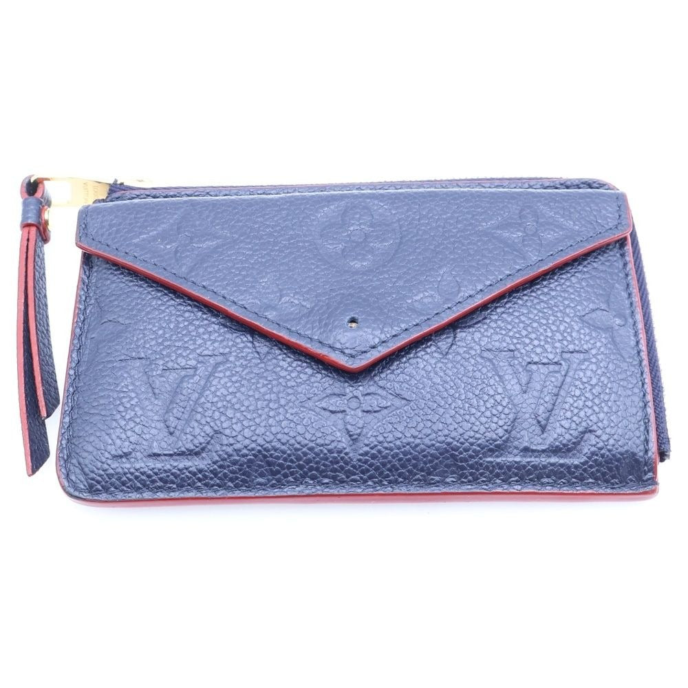 Louis Vuitton Monogram Empreinte Porto Caltrect Verso Fragment Case Coin