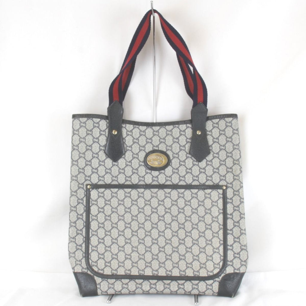 Gucci Sherry Line Tote GG Plus Navy