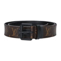 Louis Vuitton Ceinture Signature Monogram Leather Chain Decoration Belt 95