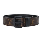 Louis Vuitton Ceinture Signature Monogram Leather Chain Decoration Belt 95