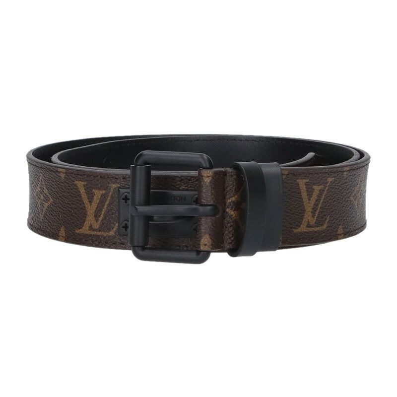 Louis Vuitton Ceinture Signature Monogram Leather Chain Decoration Belt 95