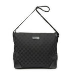 Gucci Zip Messenger Black GG Canvas