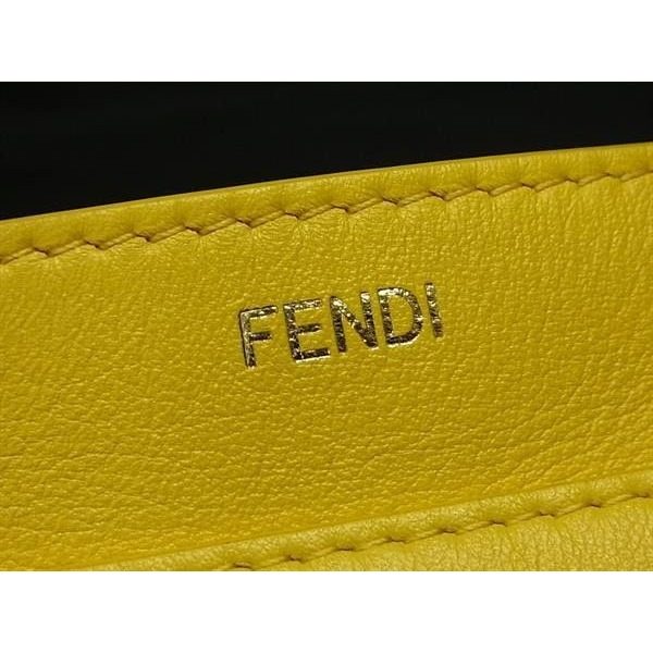 Fendi Bag Peekaboo Bag in Pocket Yellow Leather — view 4