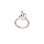 Hermes Echappe Size 56 Silver 925 Ring 1881 — view 6