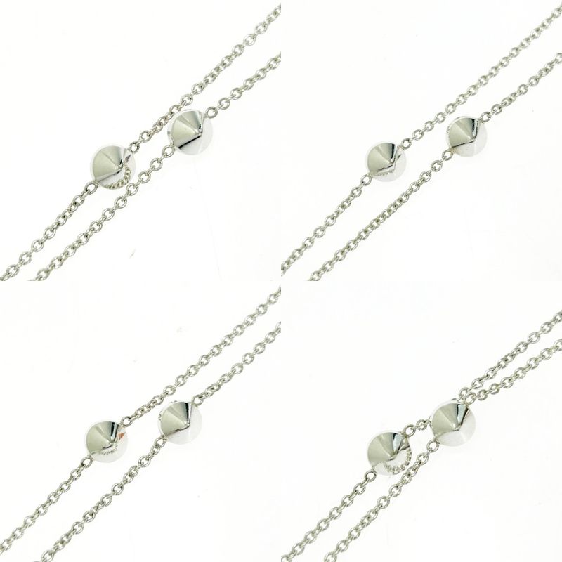 Gucci Silver Colored Stone Blinds for Love Necklace 10.5 g 925 Engraved — view 9