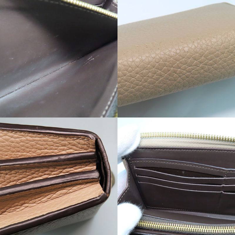 Louis Vuitton Portefeuille Comet Taurillon Leather Gale Beige — view 8