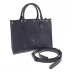 Louis Vuitton On The Go PM 2-Way Bag Shoulder Empreinte Noir Black