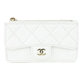 Chanel Coin Case White