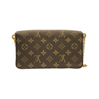 Louis Vuitton Monogram Pochette Felicie Shoulder Bag Brown Marron — view 2