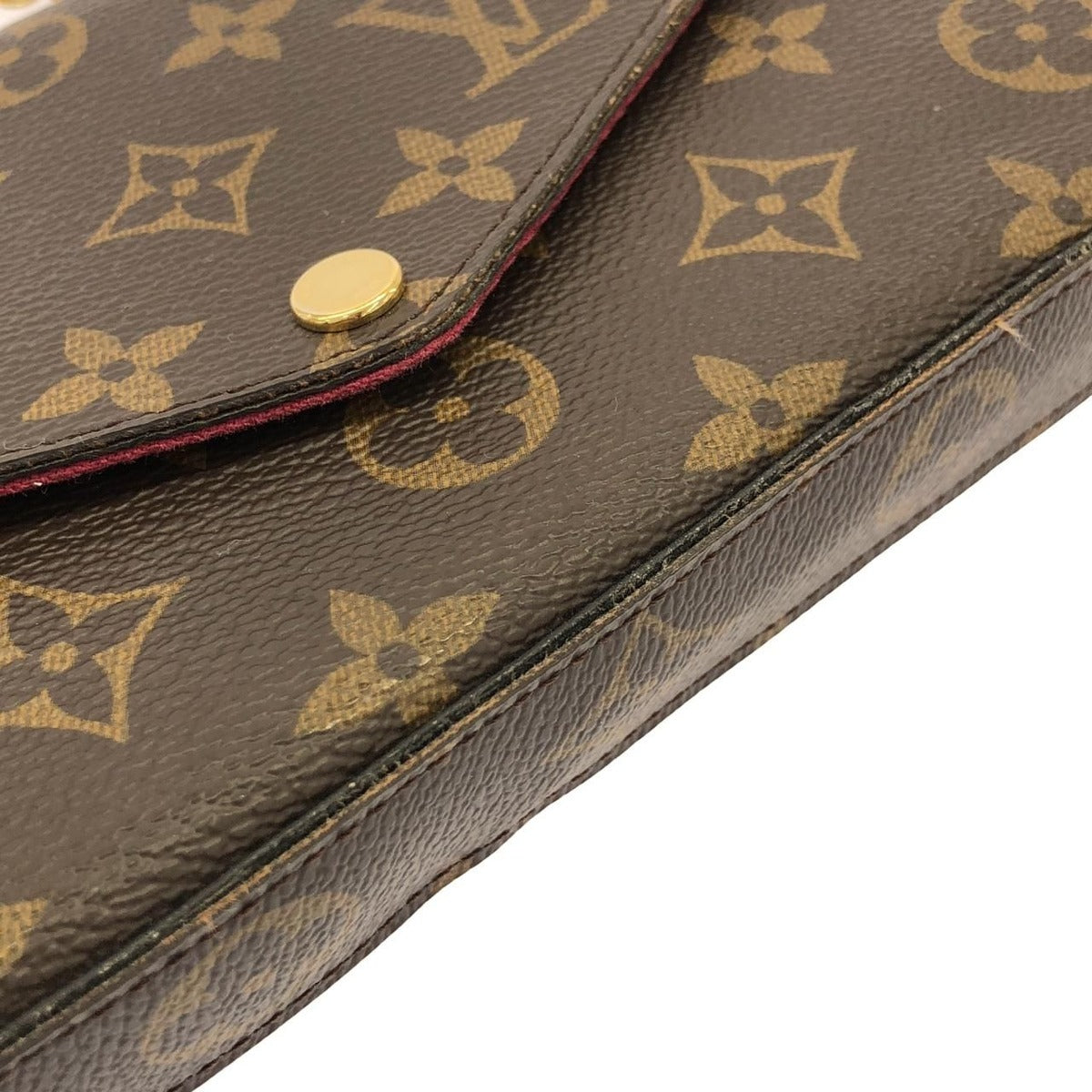 Louis Vuitton Monogram Pochette Felicie Shoulder Bag Brown Marron — view 4